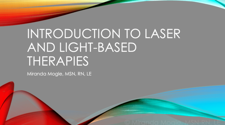 Introduction to Lasers and Light-Based Therapy
